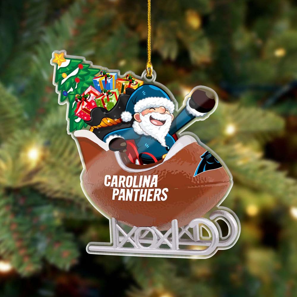 Carolina Panthers Christmas Ornaments Custom Mee